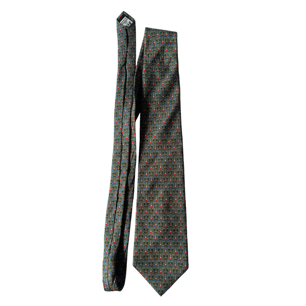 Met Museum Silk Tie | Art Deco Floral | USA Made